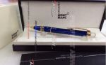 Perfect Replica AAA Montblanc StarWalker Cool Ballpoint Pen - Blue and Gold